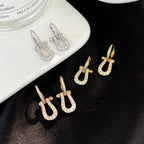 ??Loco?¡¥FORCE 10 FULL DIAMOND DROP EARRINGS MEDIUM MODEL