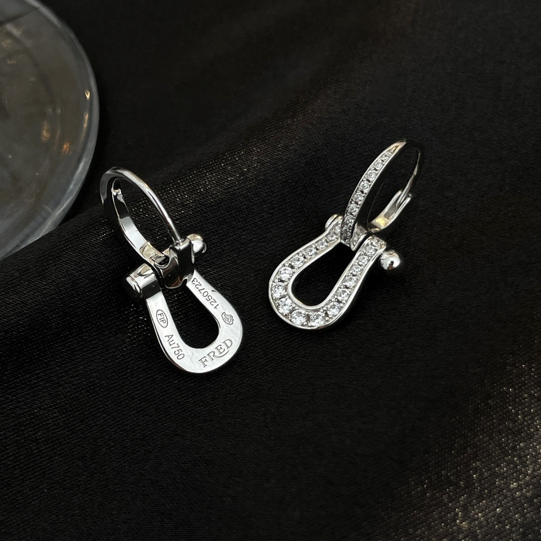 ??Loco?¡¥FORCE 10 FULL DIAMOND DROP EARRINGS MEDIUM MODEL