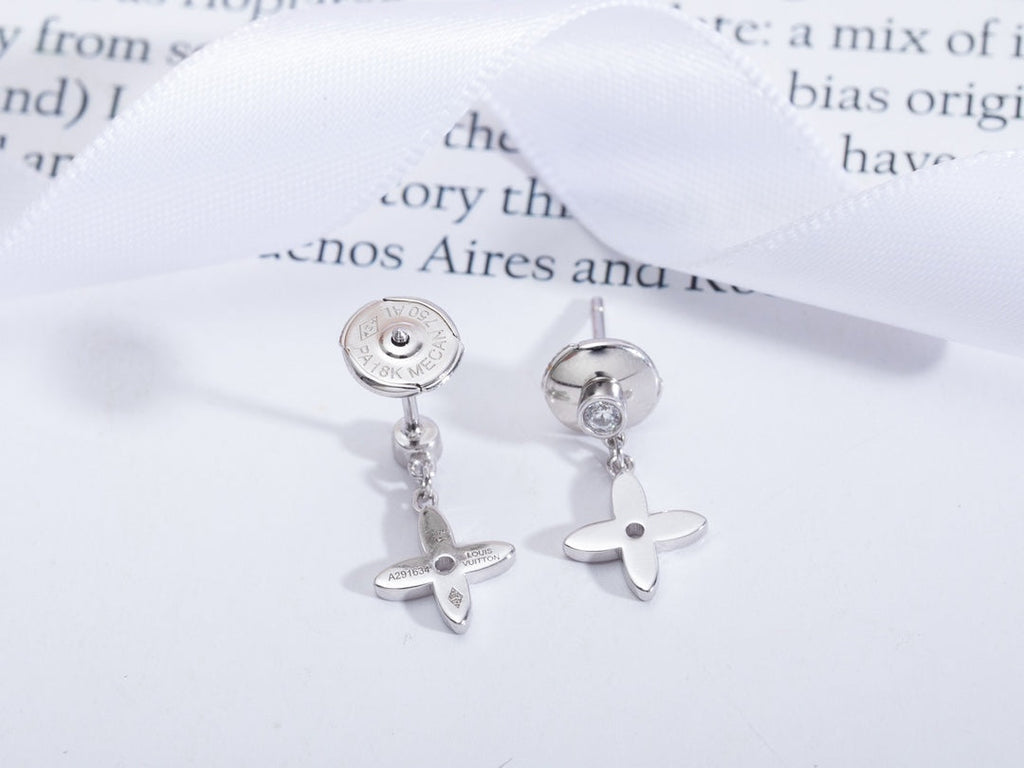 ??Loco?¡¥VIDYLLE SILVER DIAMOND MINI DROP EARRINGS