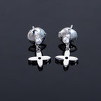 ??Loco?¡¥VIDYLLE SILVER DIAMOND MINI DROP EARRINGS