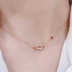 ??Loco?¡¥FORCE 10 DIAMOND PINK GOLD NECKLACE