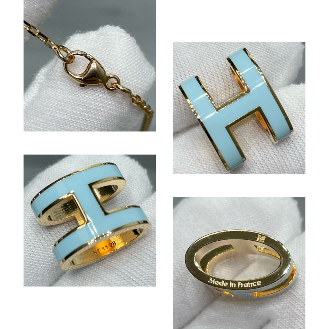 ??Loco?¡¥POP H SKY BLUE NECKLACE