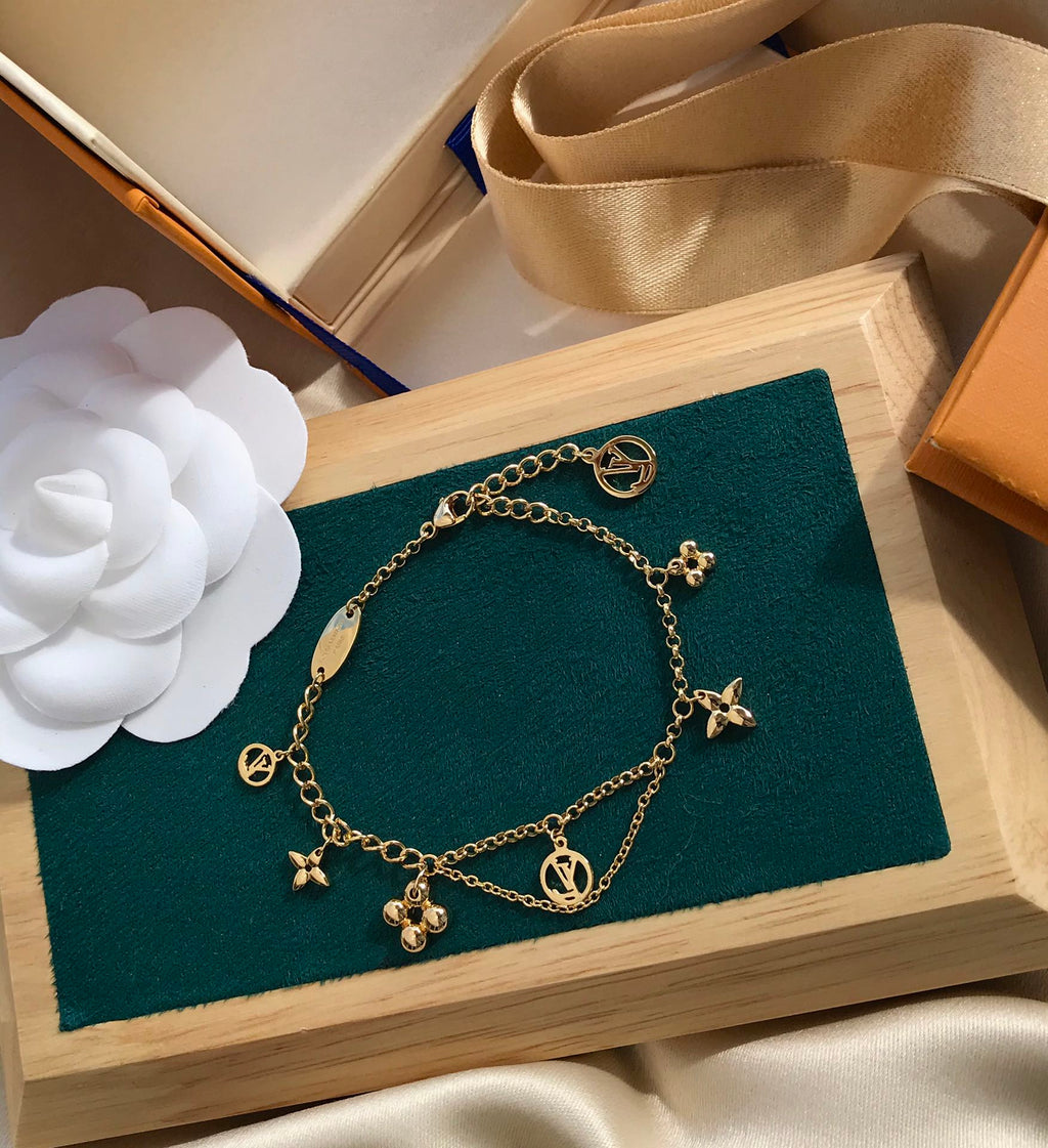 ??Loco?¡¥BLOOMING PINK GOLD MOP BRACELET