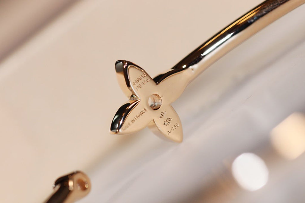 ??Loco?¡¥IDYLLE GOLD OPEN BRACELET DIAMOND PAVED