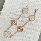 [Loco]New CLOVER WHITE PEARL MOP 5 MOTIF BRACELET COLLECTION