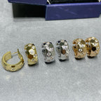 ??Loco?¡¥BEE LOVE DIAMOND HOOP EARRINGS