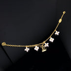 ??Loco?¡¥LOGO 6 MOTIF STAR AND SUN GOLD BRACELET