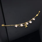 ??Loco?¡¥LOGO 6 MOTIF STAR AND SUN GOLD BRACELET