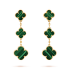 ??Loco?¡¥CLOVER MALACHITE 3 MOTIFS GOLD