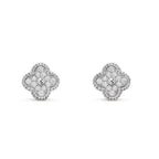 ??Loco?¡¥CLOVER MINI DIAMOND STUD EARRINGS