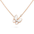 ??Loco?¡¥BUTTERFLY MOP DIAMOND NECKLACE