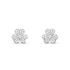 ??Loco?¡¥CLOVER COMOS DIAMOND EARRINGS SILVER