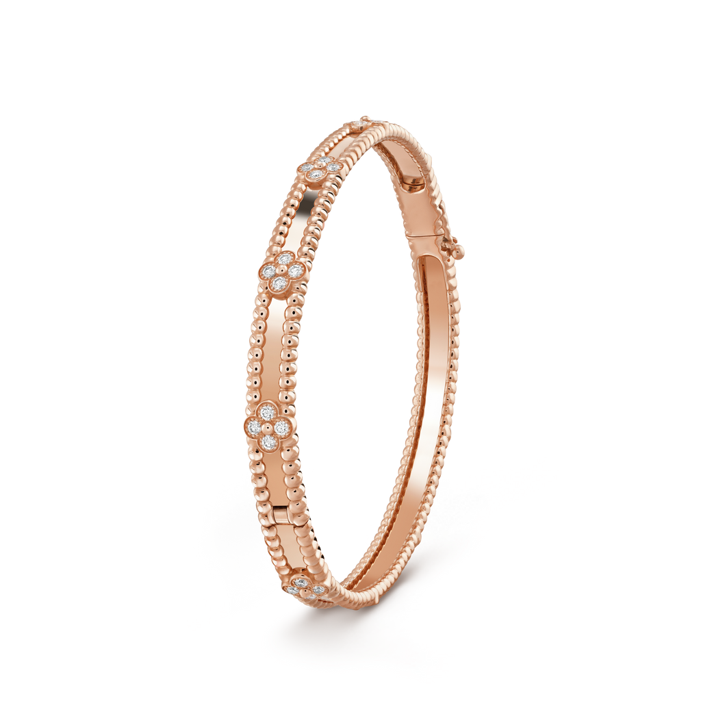 ??Loco?¡¥CLOVER BRACELET 4MM DIAMONDS