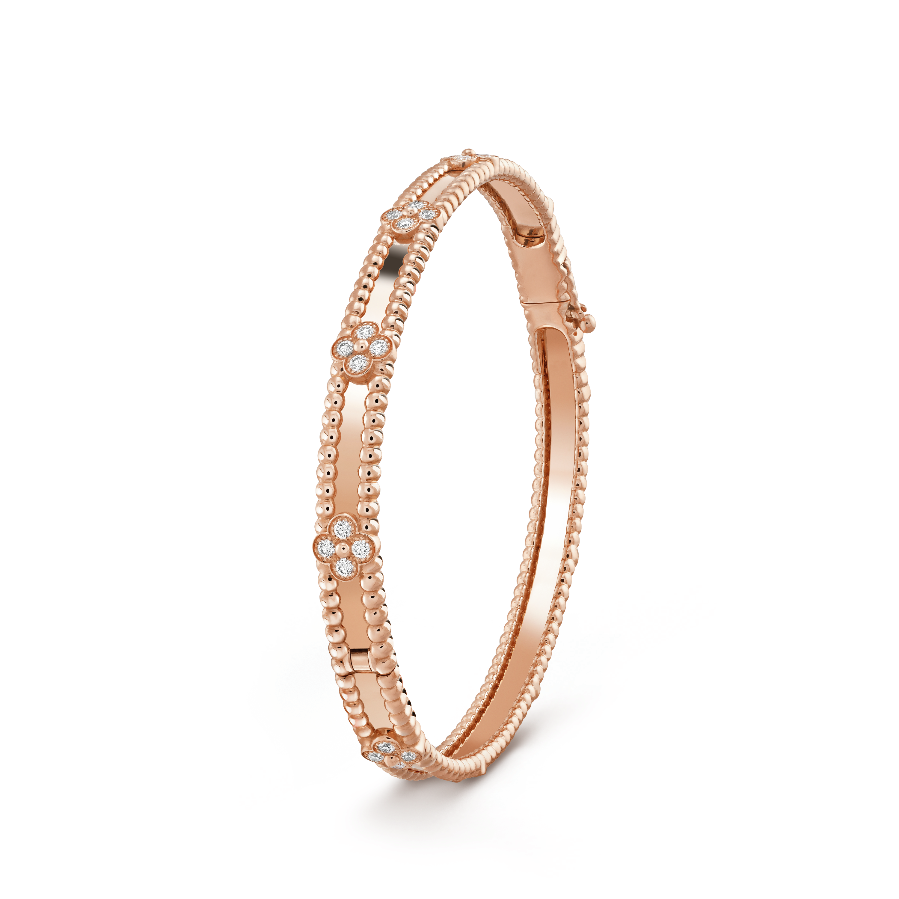 ??Loco?¡¥CLOVER BRACELET 4MM DIAMONDS