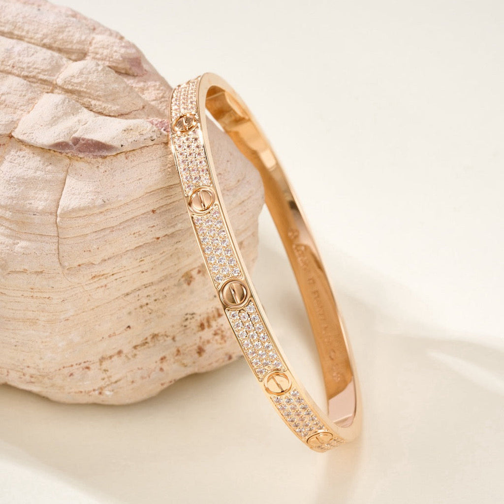 ??Loco?¡¥LOVE BRACELET 4.8MM DIAMOND-PAVED