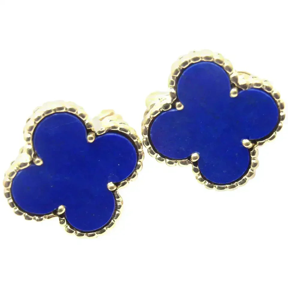 ??Loco?¡¥CLOVER MINI 9.5MM TURQUOISE EARRINGS