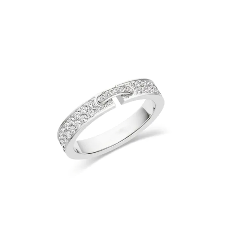 ??Loco?¡¥ALLIANCE LIENS VIDENCE PAVED DIAMOND 4MM RING