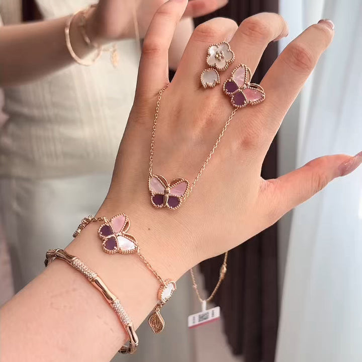[Loco] 26 NEW CLOVER LUCKY LIGHT PURPLE SET