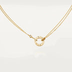??Loco?¡¥LOVE NECKLACE 16MM 2 DIAMONDS