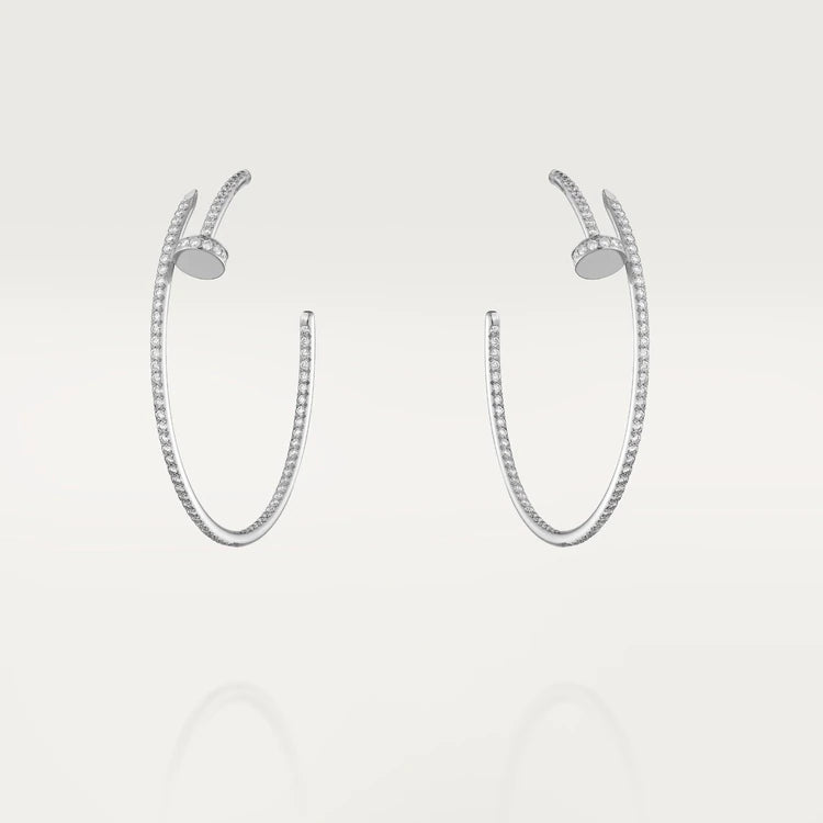 ??Loco?¡¥JUSTE EARRINGS FULL DIAMONDS 1.8MM
