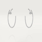 ??Loco?¡¥JUSTE EARRINGS FULL DIAMONDS 1.8MM