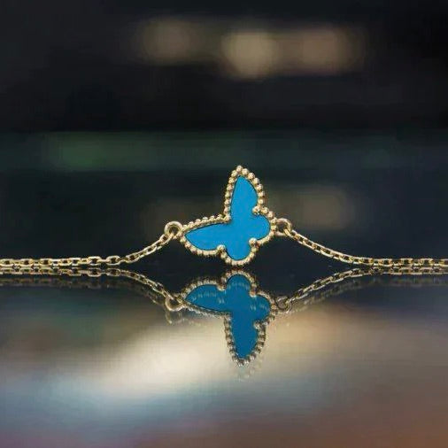 ??Loco?¡¥BUTTERFLY TURQUOISE BUTTERFLY BRACELET