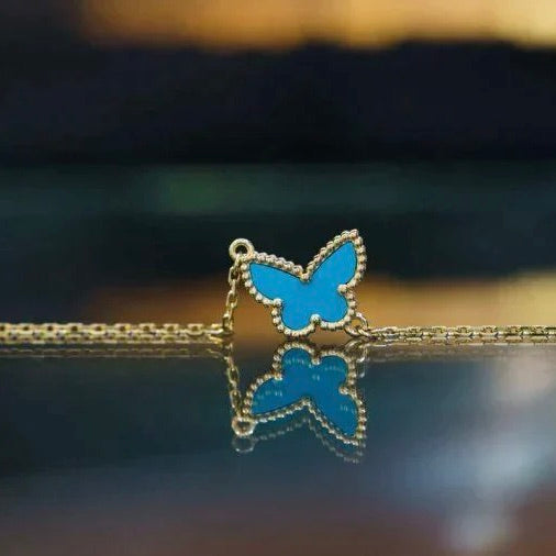 ??Loco?¡¥BUTTERFLY TURQUOISE BUTTERFLY BRACELET