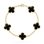 [Loco]New CLOVER 5 MOTIF ONYXS BRACELET COLLECTION