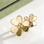 ??Loco?¡¥CLOVER COMOS GOLD DIAMOND RING