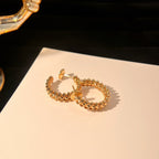 ??Loco?¡¥CLASH SMALL HOOP EARRINGS
