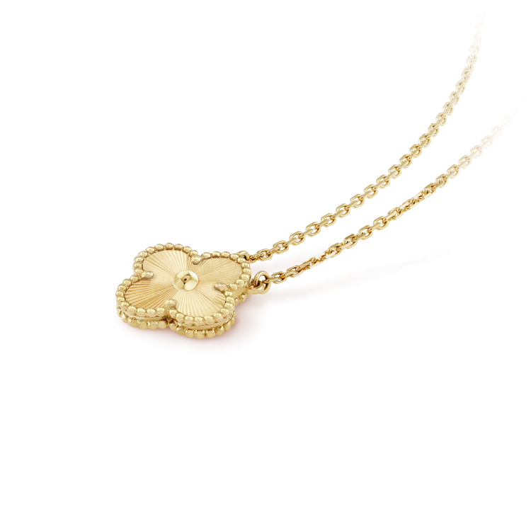 ??Loco?¡¥CLOVER 15MM LASER NECKLACE