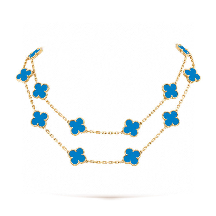 ??Loco?¡¥CLOVER 20 MOTIFS TURQUOISE GOLD