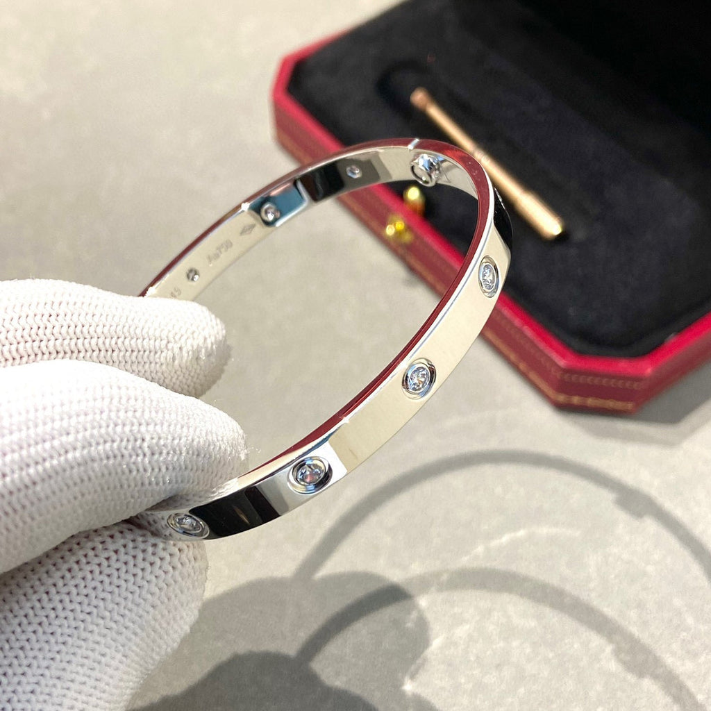 ??Loco?¡¥LOVE BRACELET 6.1MM 10 DIAMONDS