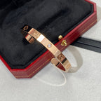 ??Loco?¡¥LOVE BRACELET 6.1MM 1 DIAMOND OPEN CUFF