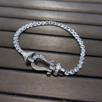 ??Loco?¡¥FORCE  HORSESHOE  DIAMOND TENNIS BRACELET