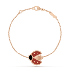 ??Loco?¡¥LUCKY SPRING 1 MOTIF PINK GOLD BRACELET