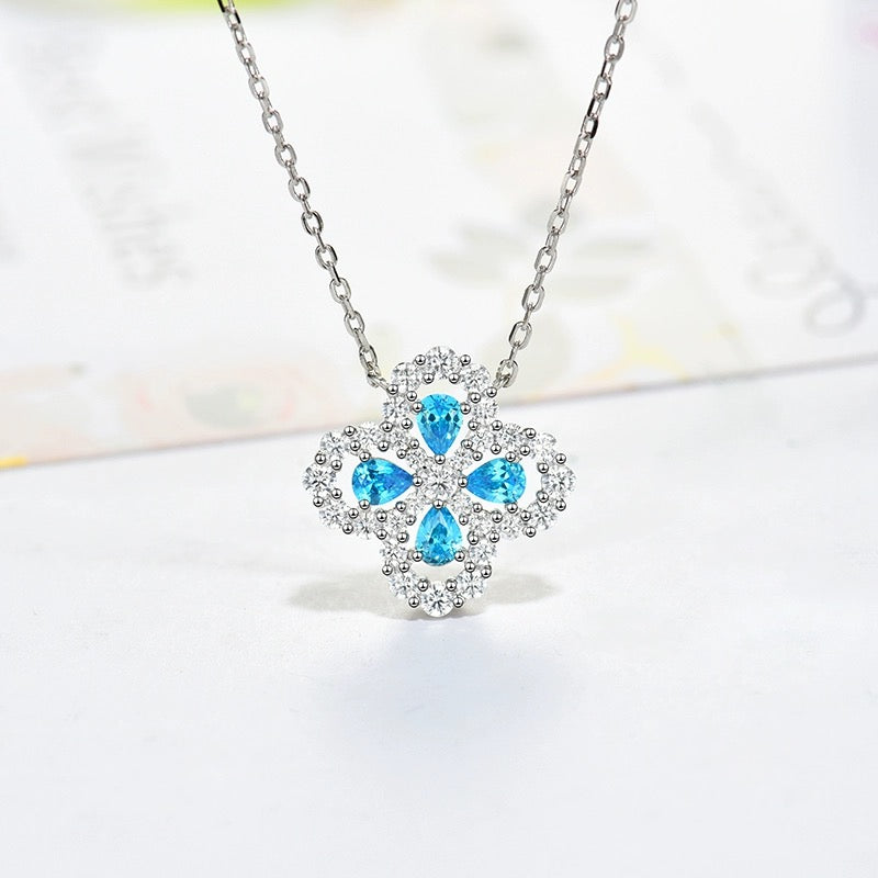 ??Loco?¡¥LOOP NECKLACE FULL MOTIF DIAMOND 16MM MULTIPLE COLORS