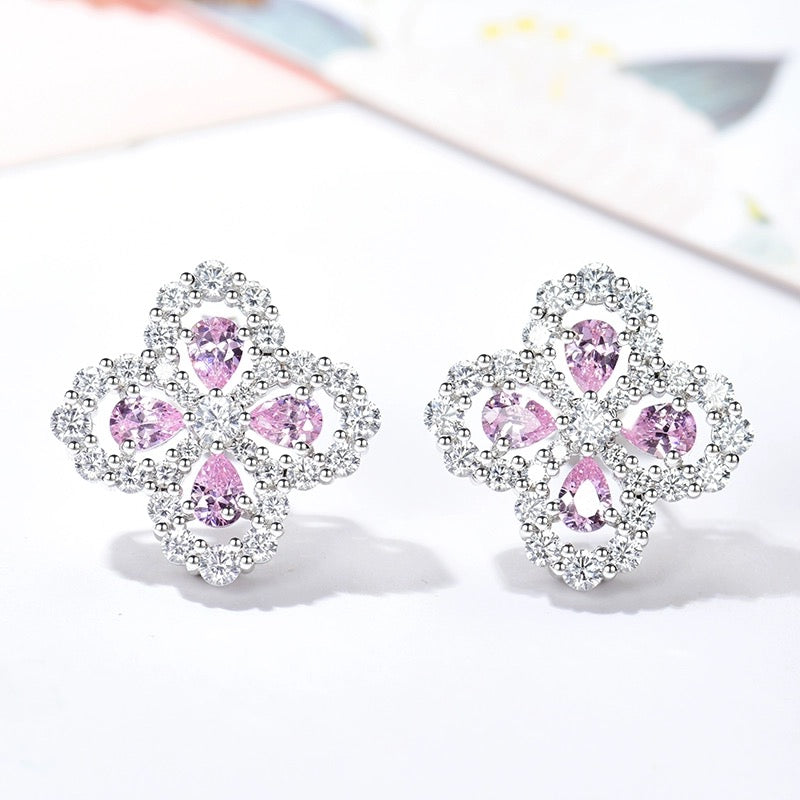 ??Loco?¡¥LOOP EARRINGS FULL MOTIF DIAMOND 16MM
