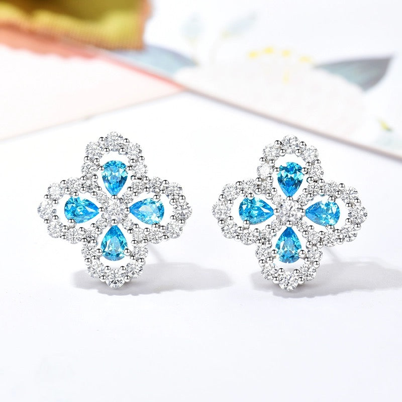 ??Loco?¡¥LOOP EARRINGS FULL MOTIF DIAMOND 16MM