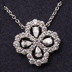 ??Loco?¡¥LOOP NECKLACE FULL MOTIF DIAMOND 16MM MULTIPLE COLORS