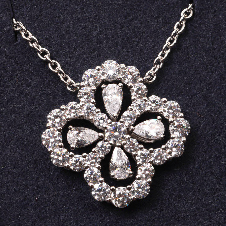 ??Loco?¡¥LOOP NECKLACE FULL MOTIF DIAMOND 16MM MULTIPLE COLORS