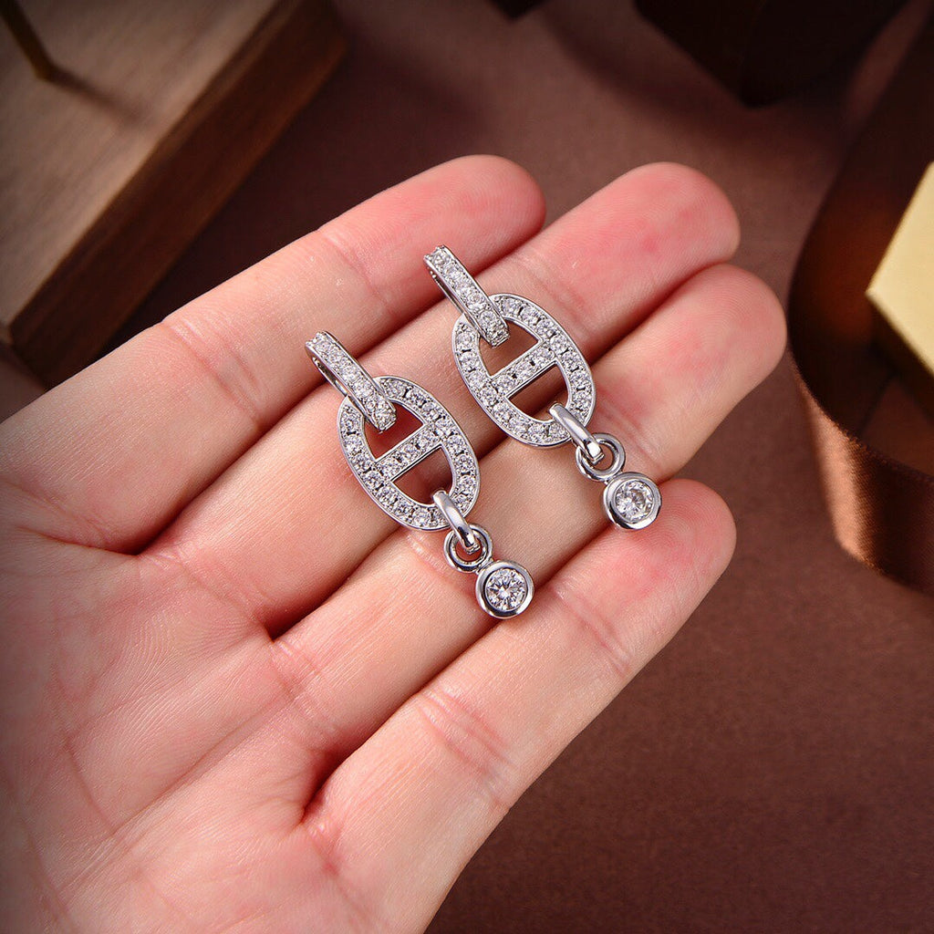 ??Loco?¡¥HM CHAINE DIAMOND EARRINGS