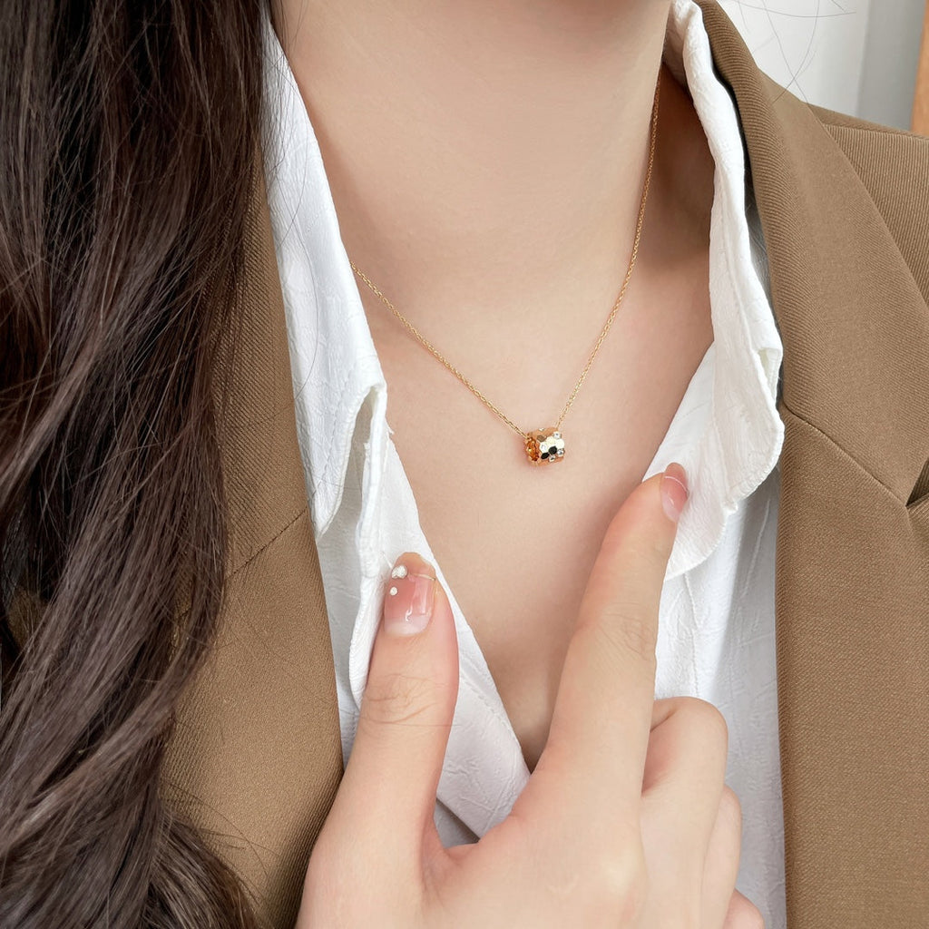??Loco?¡¥BEE MINI PEDANT DIAMOND NECKLACE