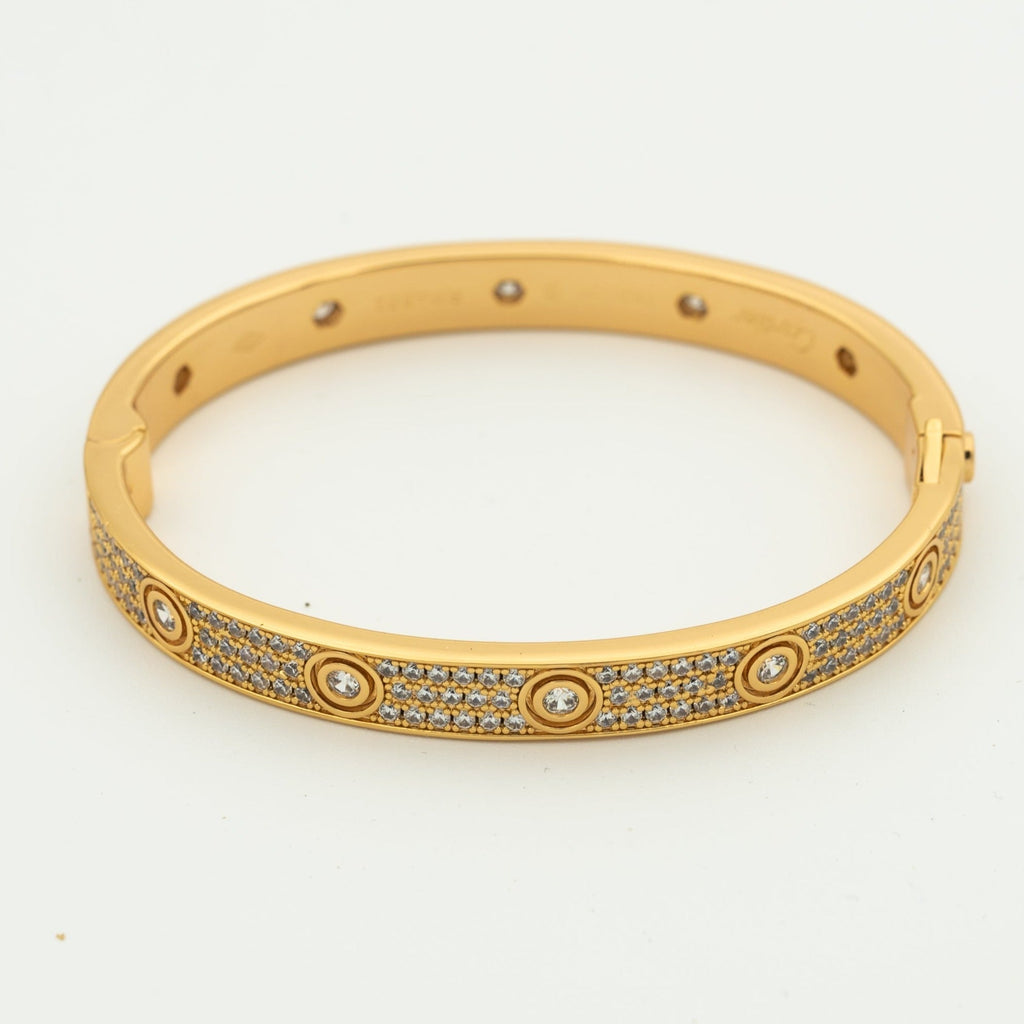 ??Loco?¡¥LOVE BRACELET 6.1MM DIAMOND-PAVED 10 BIG DIAMONDS