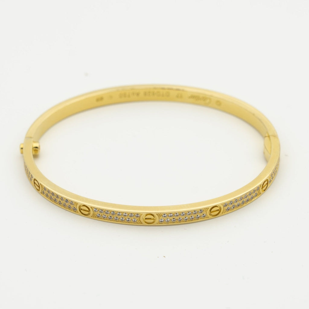 ??Loco?¡¥LOVE BRACELET 3.65MM DIAMOND-PAVED