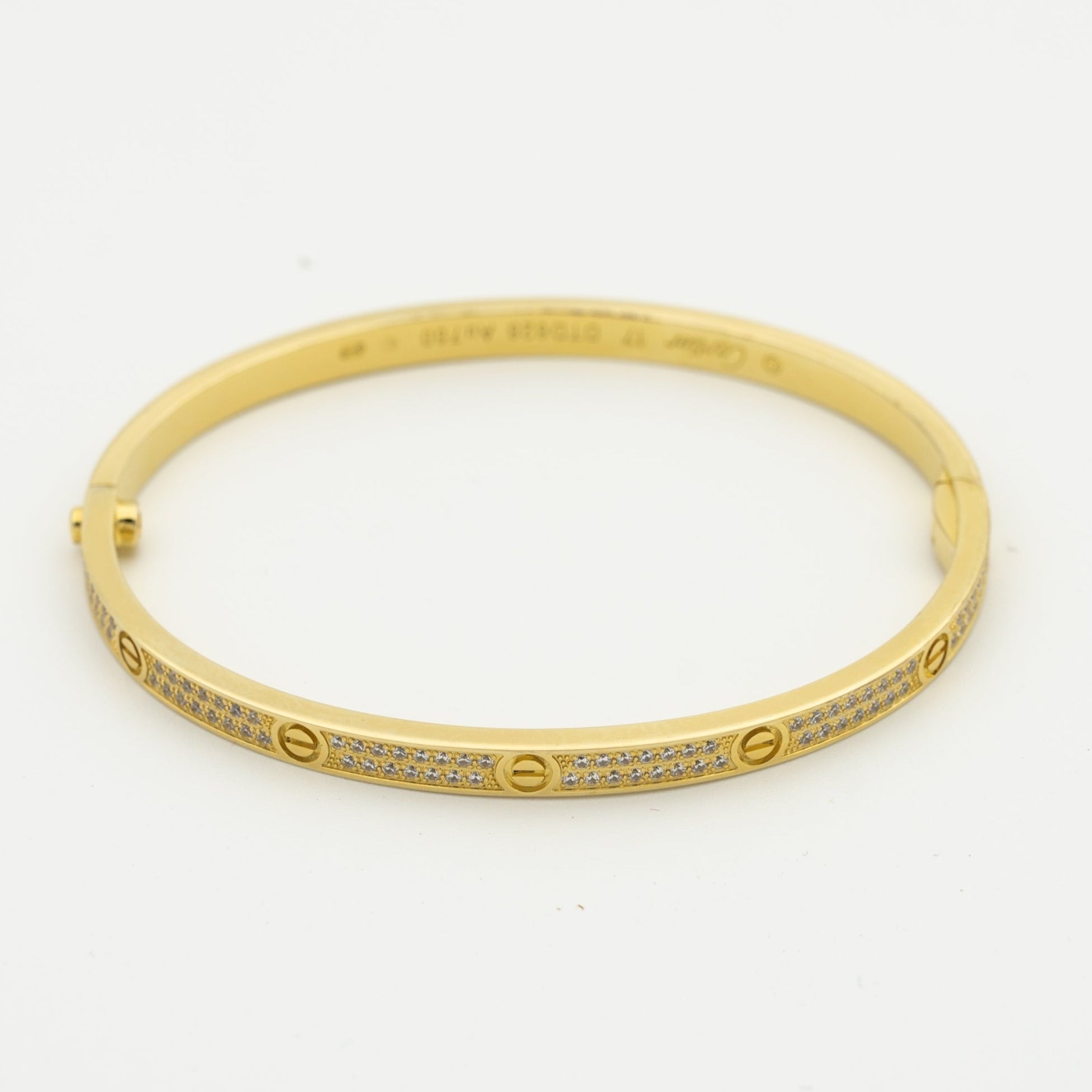 ??Loco?¡¥LOVE BRACELET 3.65MM DIAMOND-PAVED