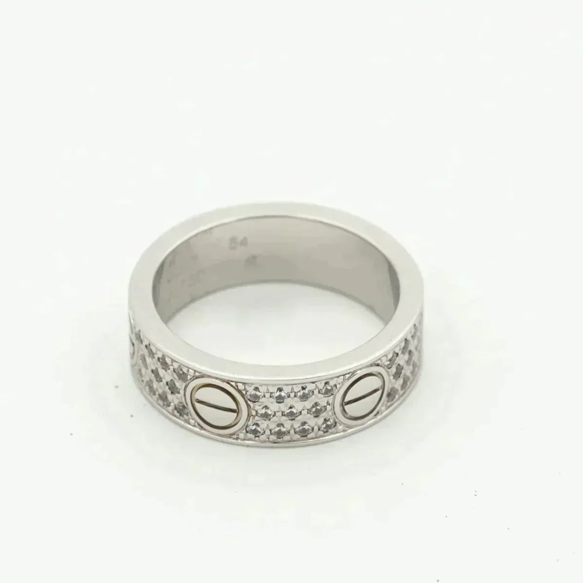 ??Loco?¡¥LOVE RING 5.5MM DIAMONDS PAVED