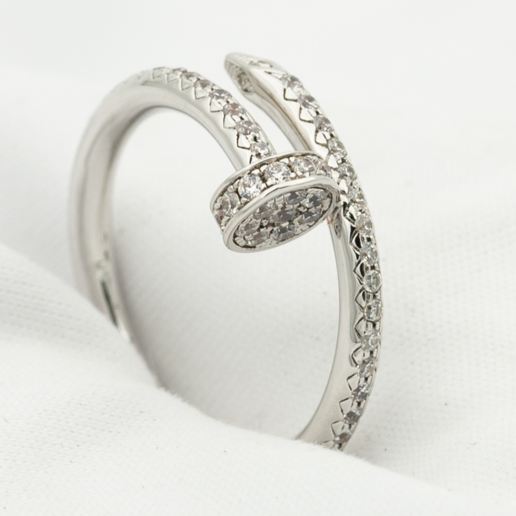 ??Loco?¡¥JUSTE RING 1.8MM SILVER DIAMONDS