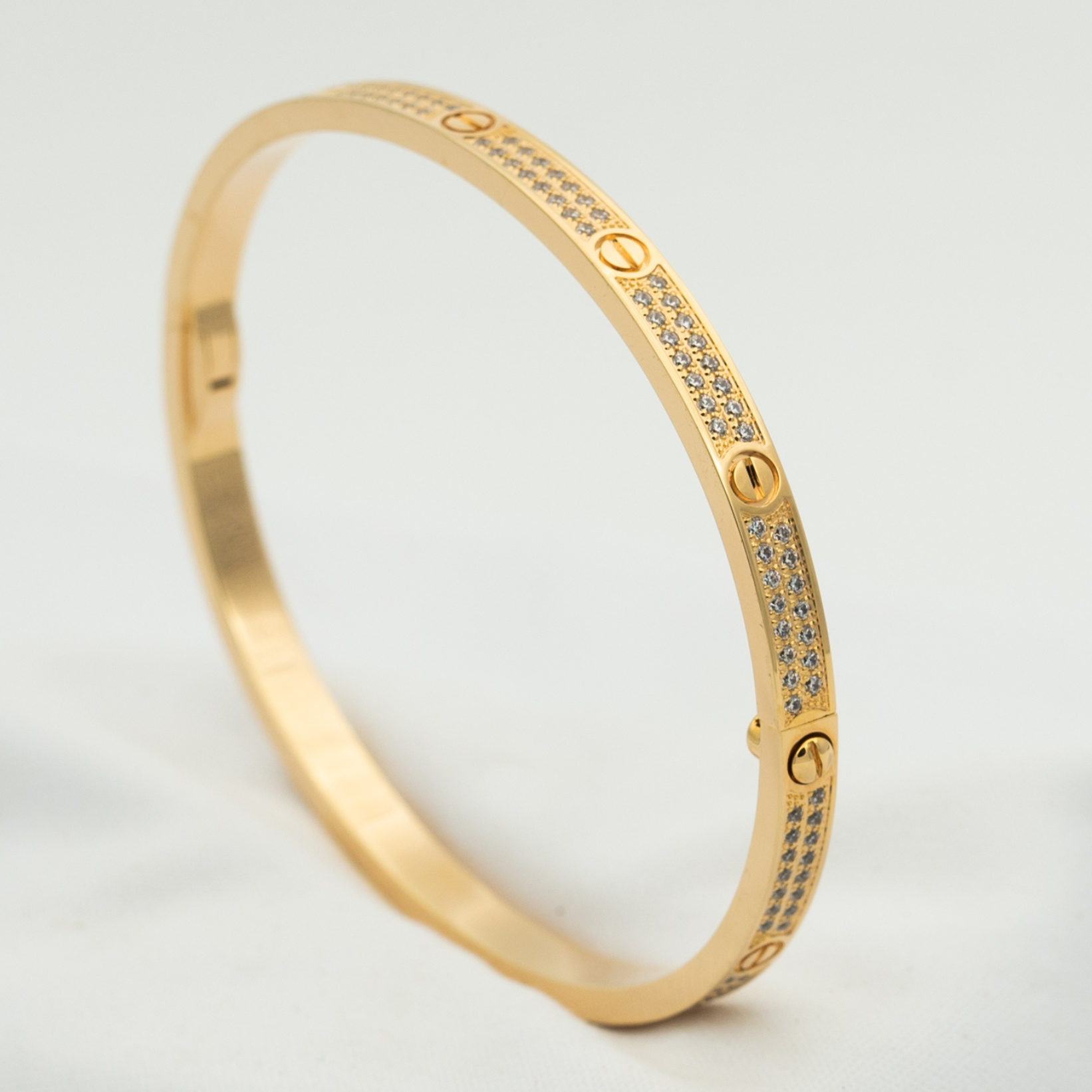 ??Loco?¡¥LOVE BRACELET 3.65MM DIAMOND-PAVED