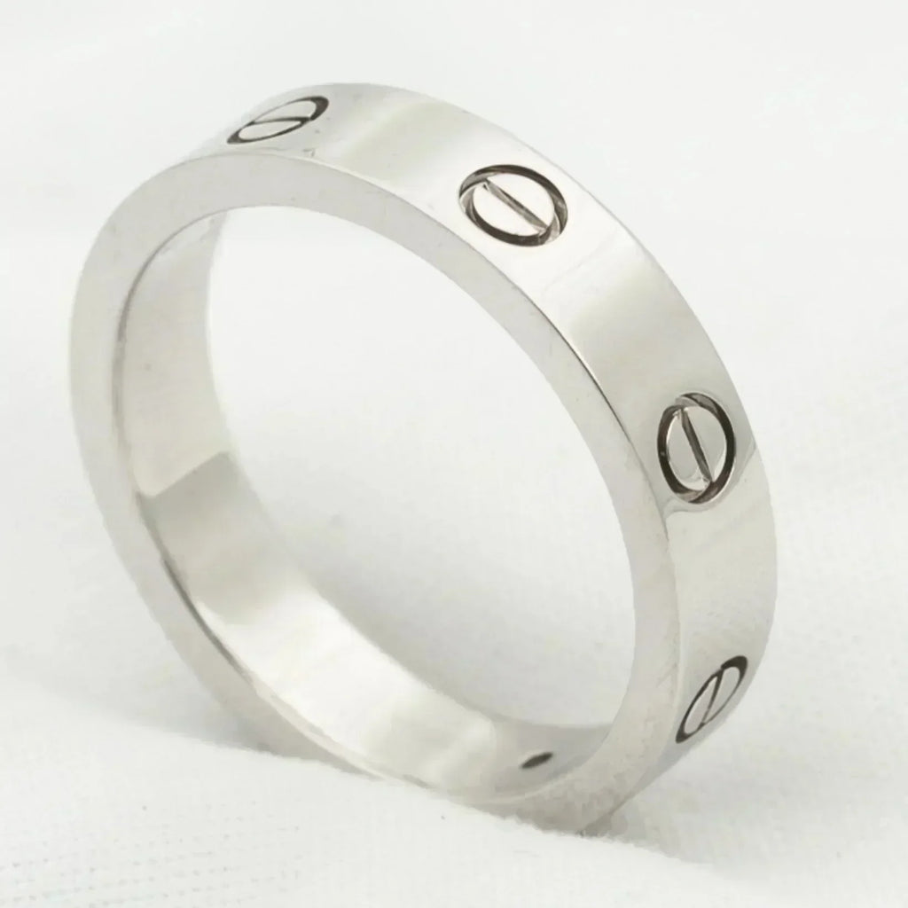 ??Loco?¡¥LOVE RING 4MM 1 DIAMOND SILVER